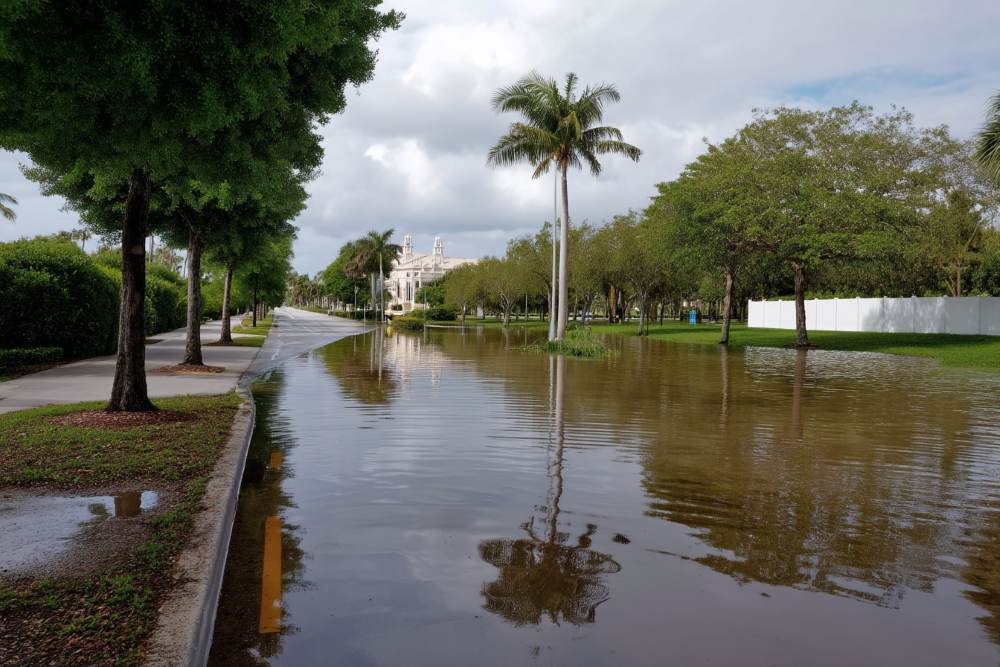 Flooding in West Palm Beach